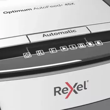 Rexel Optimum AutoFeed 45X automatinis skersinio pjovimo popieriaus smulkintuvas P4