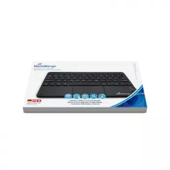 Belaidė klaviatūra MediaRange MROS130 Office Bluetooth QWERTZ vokiška šveicariška juoda