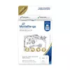 Plastikinė juostos kasetė MediaRange TZ-231 (12 mm, 8 m) – balta su juodu tekstu