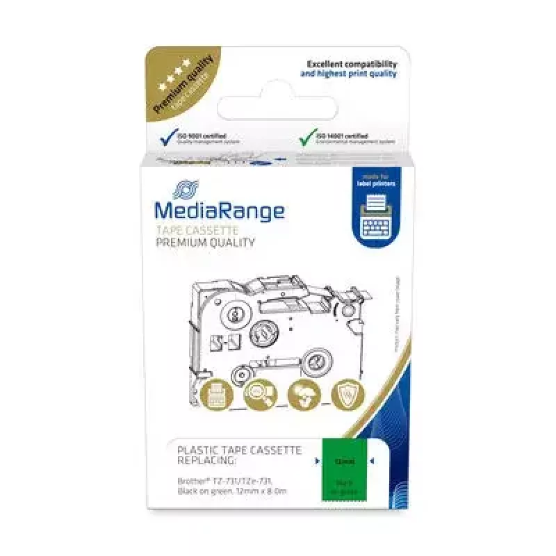 Plastikinė juostos kasetė MediaRange TZ-731