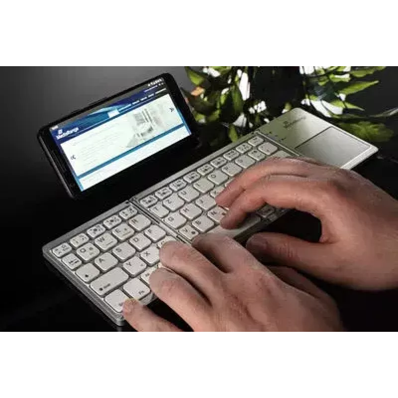 Klaviatūra MediaRange MROS133 Office Bluetooth QWERTZ Šveicariška Vokiška Sidabrinė