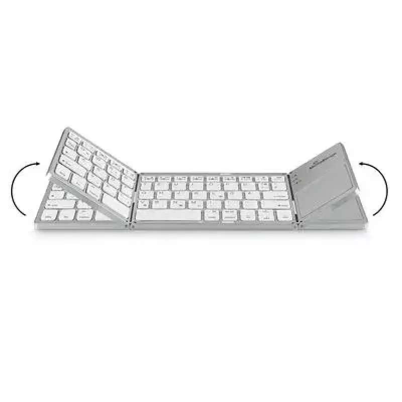 Klaviatūra MediaRange MROS133 Office Bluetooth QWERTZ Šveicariška Vokiška Sidabrinė