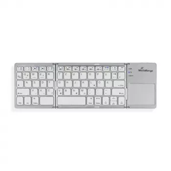 Klaviatūra MediaRange MROS133 Office Bluetooth QWERTZ Šveicariška Vokiška Sidabrinė