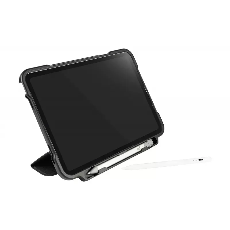TUCANO apsauginis dėklas su buferiu Apple iPad 10.2 colio (7–10 kartos) IPD1022ALNP-BK — 25,9 cm ekranas, 370 g, juodas