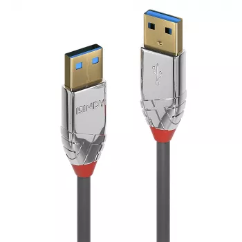 Lindy 36627 USB kabelis USB 3.2 Gen 1 (3.1 Gen 1) 2 m USB A pilkas