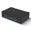 Lindy 2 prievadų DisplayPort 1.4, USB 3.0 ir garso KVM jungiklis