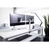 Dvigubo monitoriaus laikiklis Durable 508523 sidabrinis