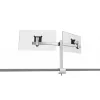 Dvigubo monitoriaus laikiklis Durable 508523 sidabrinis