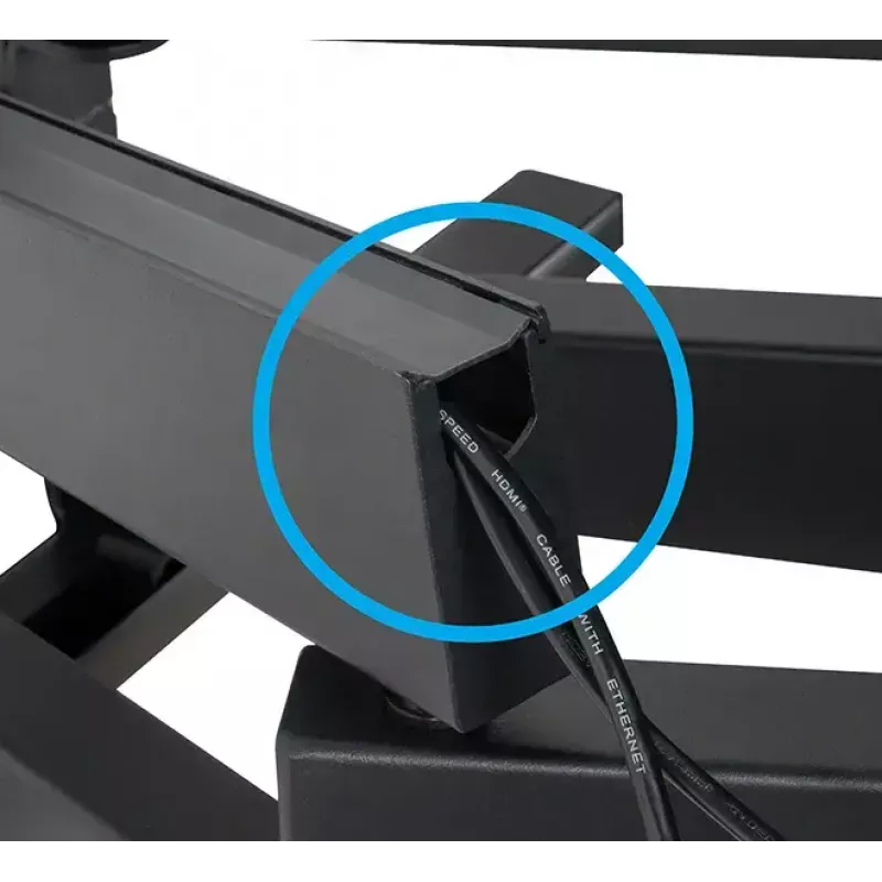 B-Tech sunkusis dviejų konsolių laikiklis plokščiaekraniams televizoriams, VESA 800x600, maks. 125 kg