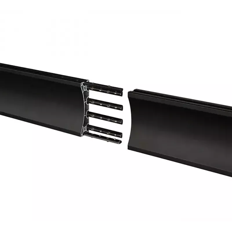 Montavimo bėgelis B-TECH BT8390-100/B V2 – aliuminis, juodas, 1000 mm ilgio, 30 mm gylio