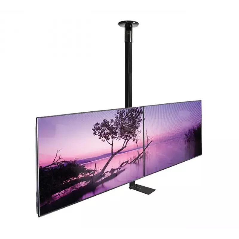 Laikiklis plokščiaekraniams B-Tech BT8390 reguliuojamas priedų tvirtinimo strypas juodas 4 kg