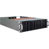 Serverinis korpusas Inter-Tech 3U-3416 Rack Juodas