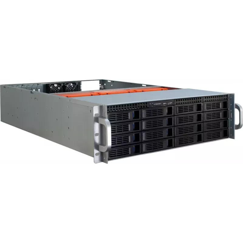 Serverinis korpusas Inter-Tech 3U-3416 Rack Juodas