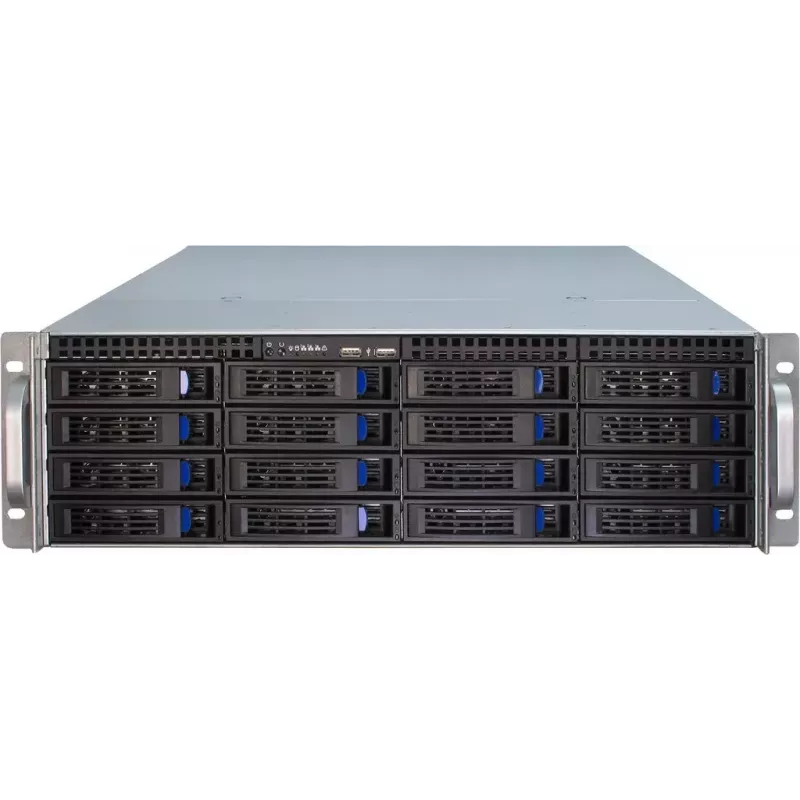 Serverinis korpusas Inter-Tech 3U-3416 Rack Juodas