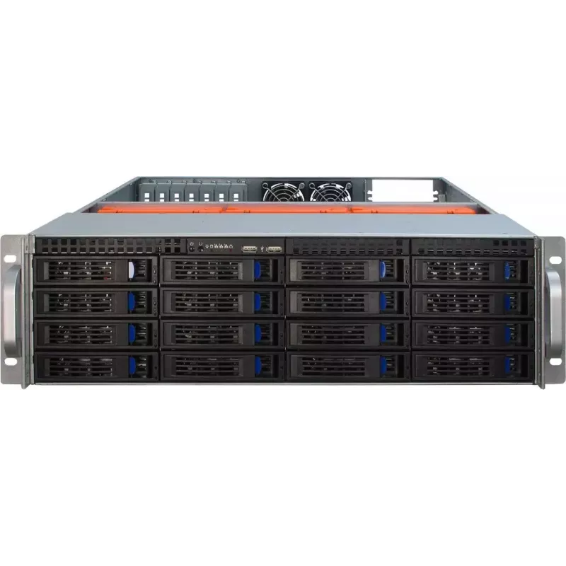 Serverinis korpusas Inter-Tech 3U-3416 Rack Juodas