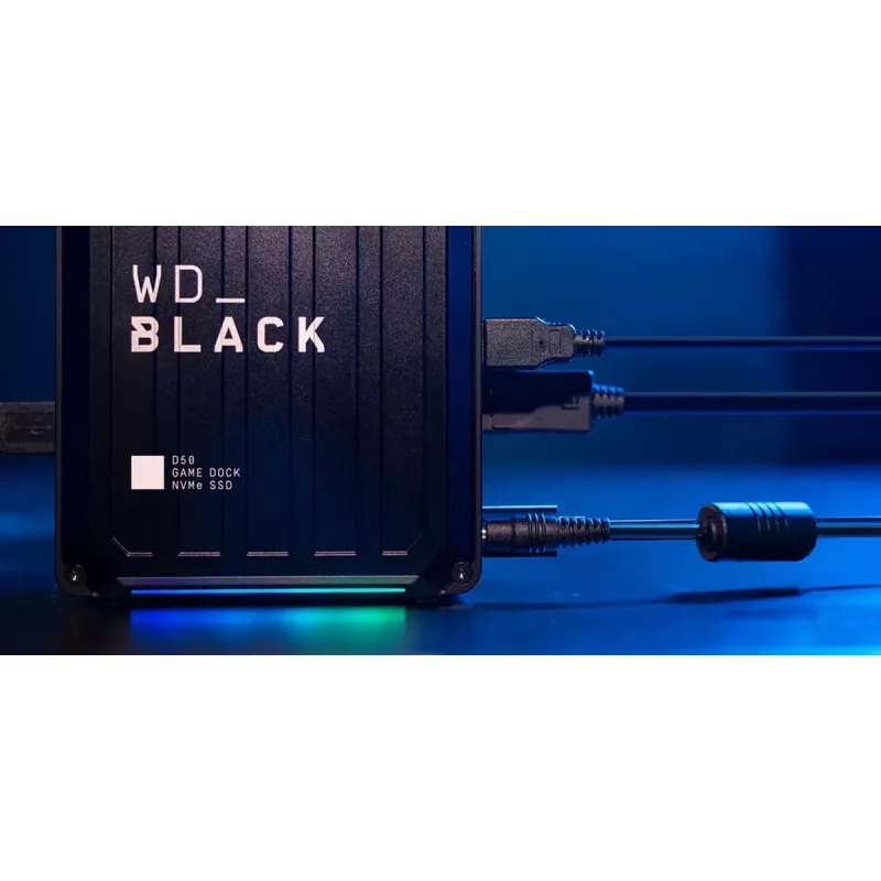 SSD Western Digital D50 Laidinis Thunderbolt 3 Juodas