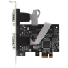 Vidinė nuoseklioji sąsaja EXSYS EX-46012 PCIe vyriškas ASIX MCS9901CV-CC