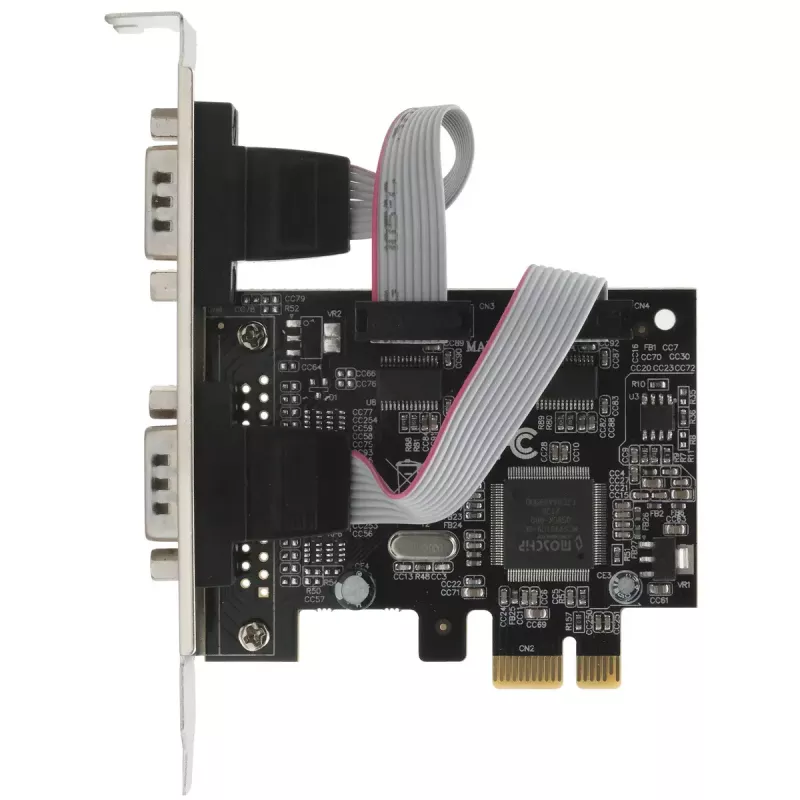 Vidinė nuoseklioji sąsaja EXSYS EX-46012 PCIe vyriškas ASIX MCS9901CV-CC