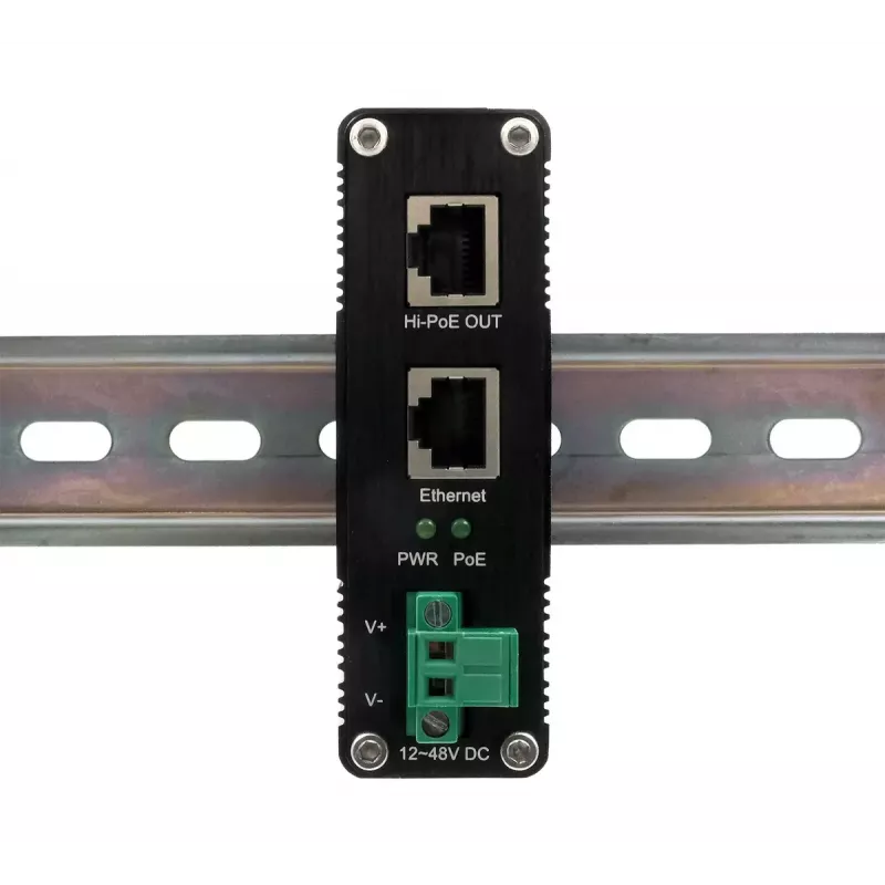 EXSYS PoE++ Gigabit Injector 60W -40°C iki +80°C