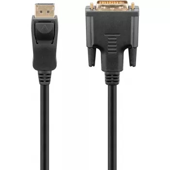 Goobay DisplayPort / DVI-D adapterinis kabelis 1.2 auksuotas 1 m