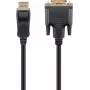 Goobay DisplayPort / DVI-D adapterinis kabelis 1.2 auksuotas 1 m