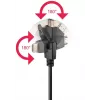 HDMI kabelis Wentronic 61292 5 m A tipo kištukas – A tipo kištukas 10,2 Gbit/s juodas
