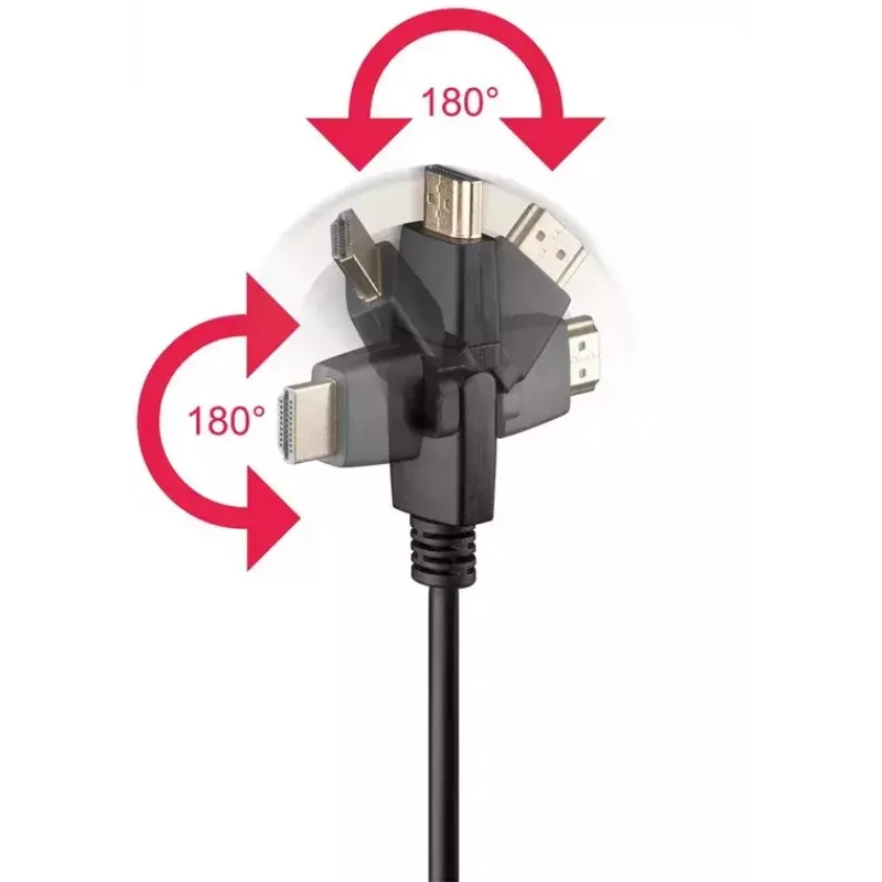 HDMI kabelis Wentronic 61292 5 m A tipo kištukas – A tipo kištukas 10,2 Gbit/s juodas