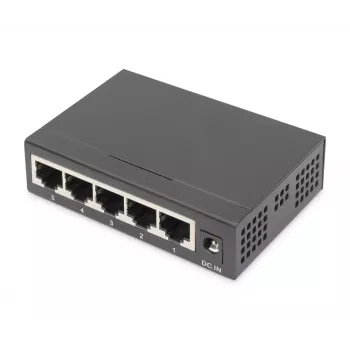 Nevaldomas jungiklis Digitus DN-80202-1 5 prievadų Gigabit