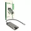 Inter-Tech GDC-802 USB 3.2 Gen 1 Type-C pilka 100W Power Delivery