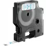 DYMO D1 kasetė | Mėlyni užrašai ant baltos juostos | 9 mm x 7 m