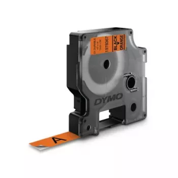 DYMO D1 Durable juosta juodas spaudinys ant oranžinės 12 mm x 3 m
