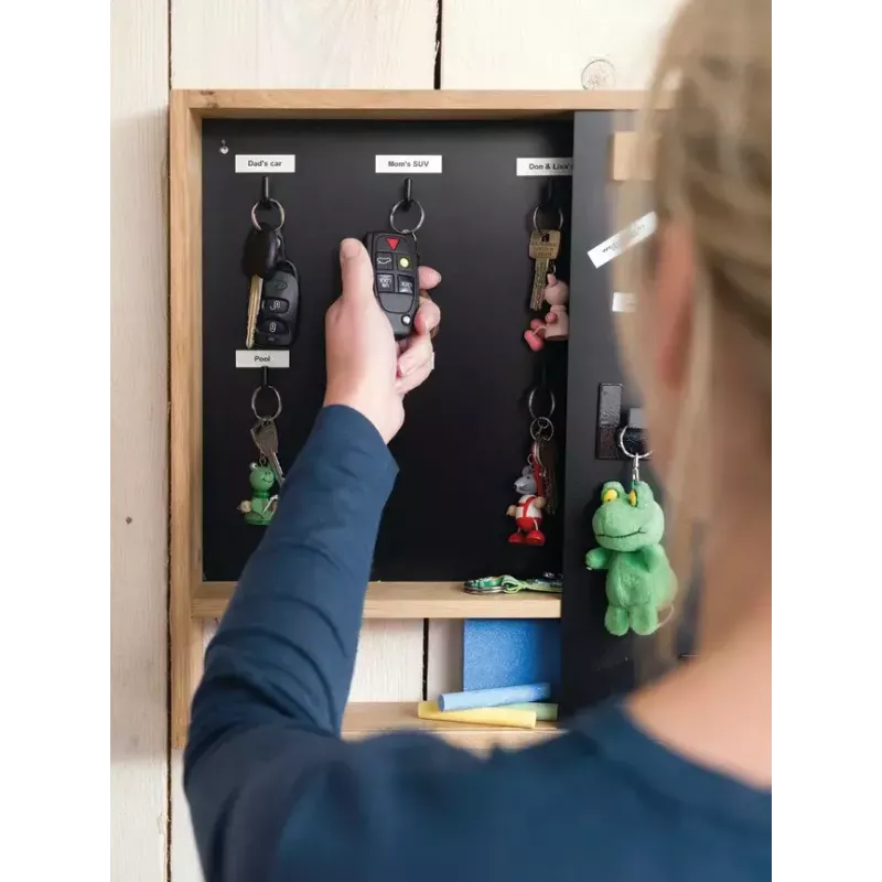 DYMO firminės LetraTag plastikinės etiketės | 12 mm x 4 m ritinys | Juodas tekstas ant žalių etikečių | Universalios lipnios etiketės LetraTag etikečių spausdintuvams