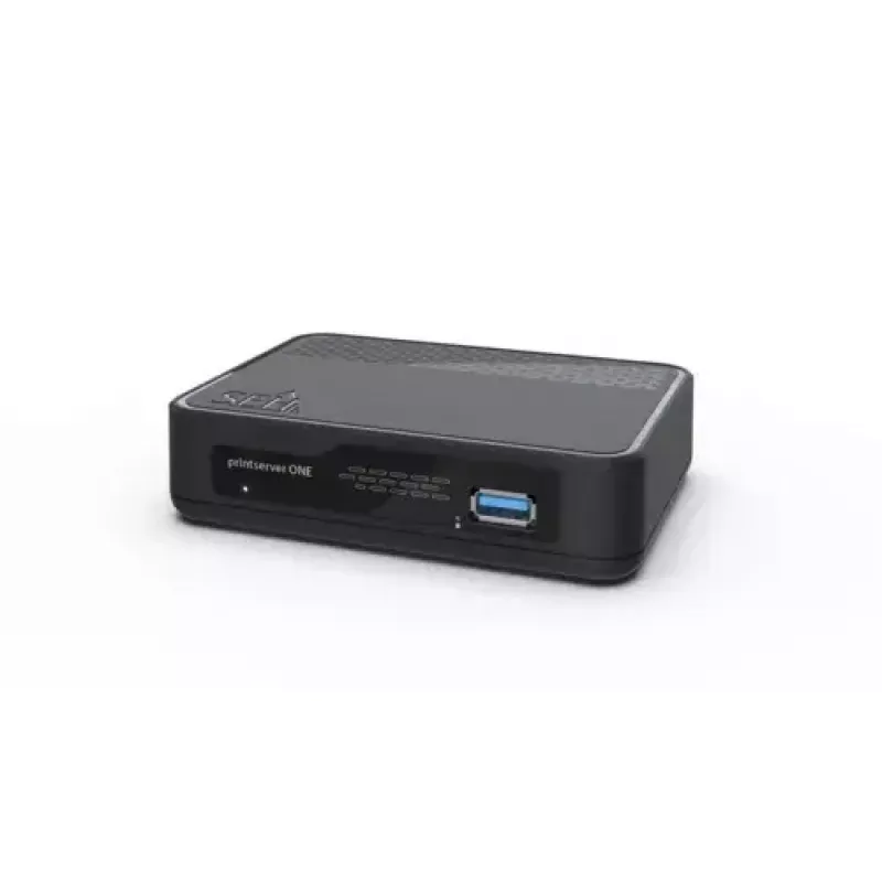 SEH printserver One – belaidis spausdinimo serveris, Ethernet LAN, juodas, 10/100/1000 Mbit/s