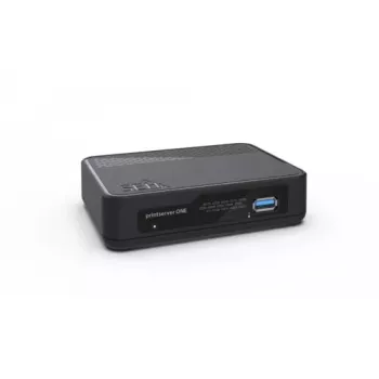 SEH printserver One – belaidis spausdinimo serveris, Ethernet LAN, juodas, 10/100/1000 Mbit/s