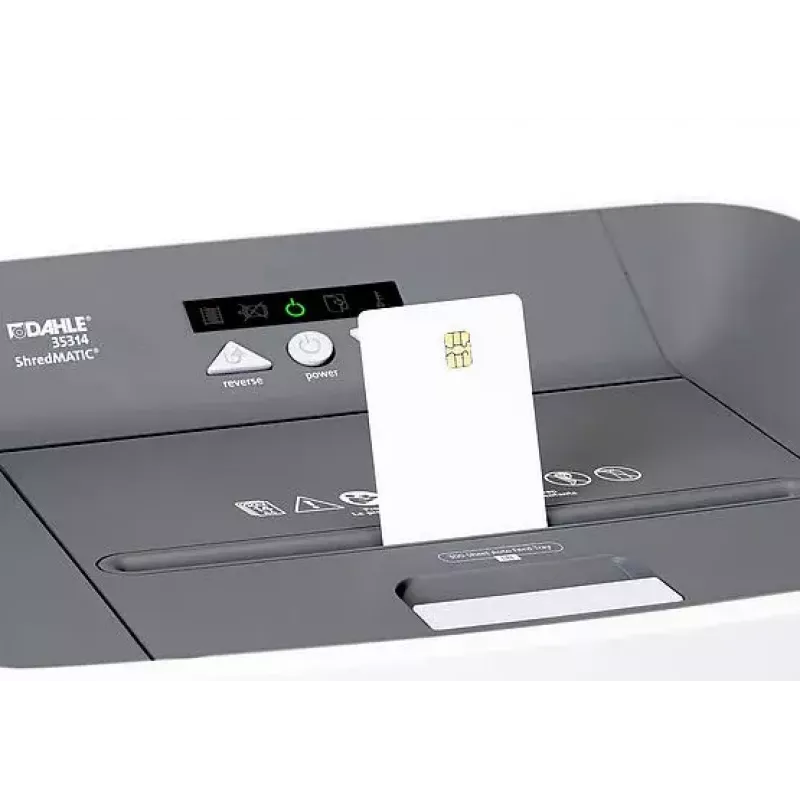 Popieriaus smulkintuvas Dahle ShredMATIC 300 mikro pjūvis 22 cm balta