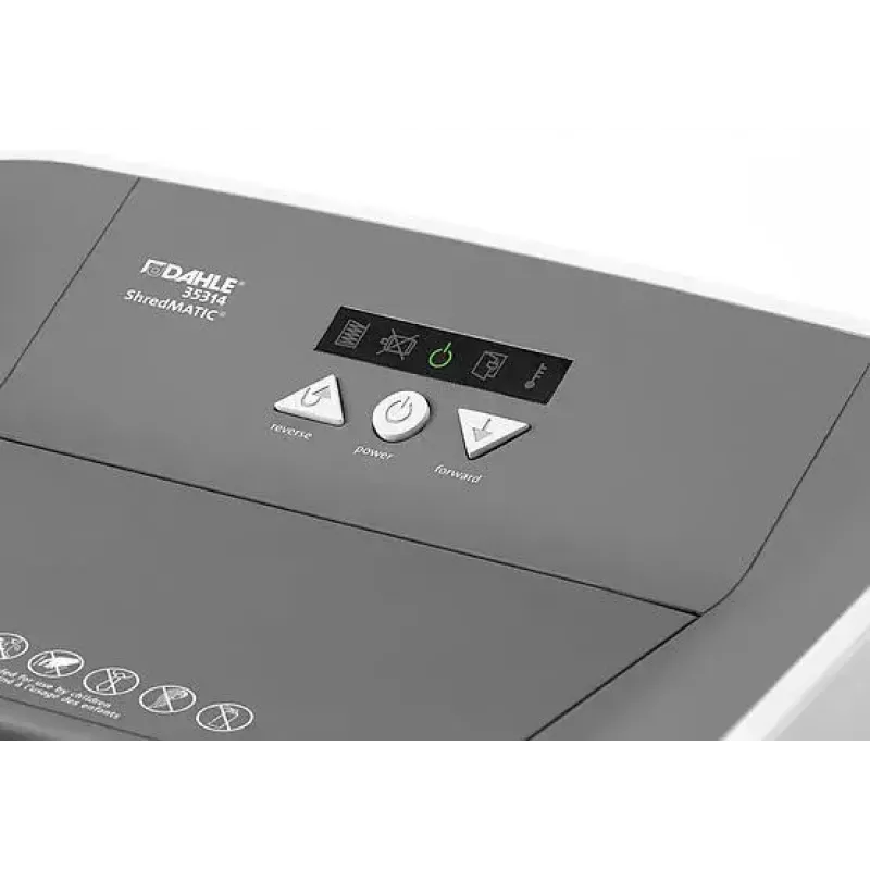 Popieriaus smulkintuvas Dahle ShredMATIC 300 mikro pjūvis 22 cm balta