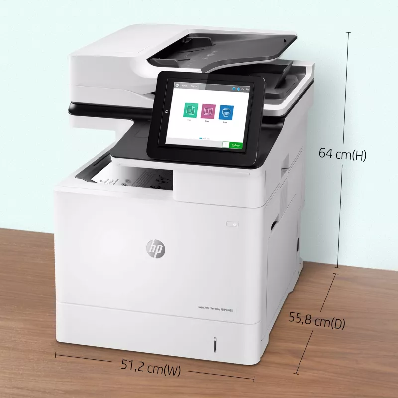 HP LaserJet Enterprise MFP M635h daugiafunkcis įrenginys, lazerinis, nespalvotas, A4, 1200 x 1200 DPI