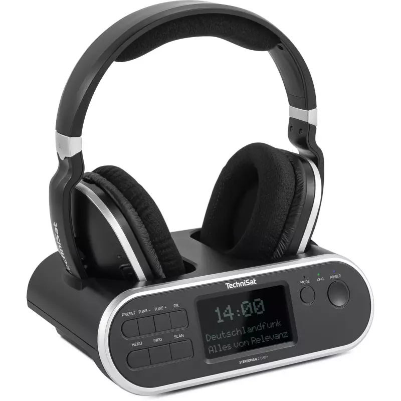 Belaidės ausinės TechniSat StereoMan 2 DAB+