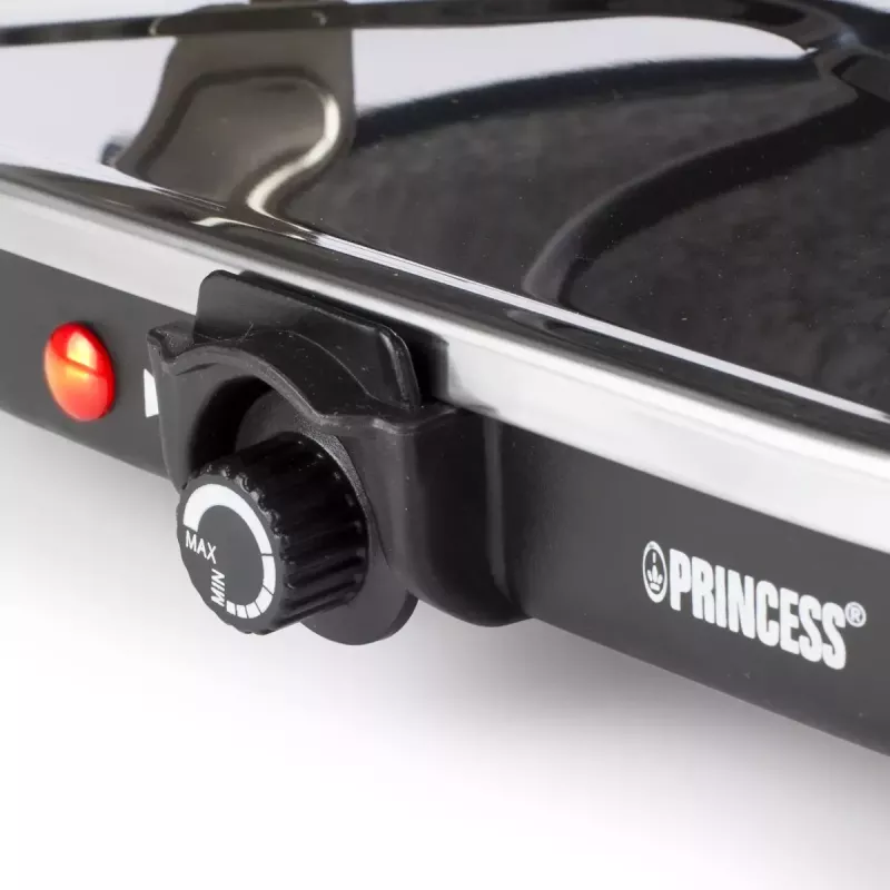 Princess 162720 Raclette 8 ovalinis akmeninis grilio stalas 1200W 8 keptuvėlėms