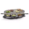 Princess 162720 Raclette 8 ovalinis akmeninis grilio stalas 1200W 8 keptuvėlėms