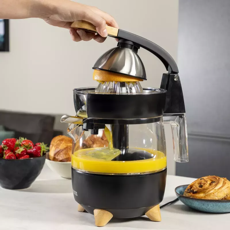 Citrinų spaudimo aparatas Princess 201862 juodas permatomas 1L 300W
