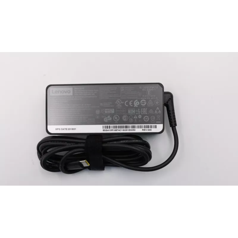 Lenovo 02DL128 maitinimo adapteris 65 W juodas