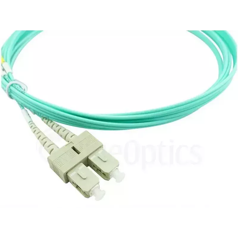 BlueOptics 055702T512000015M-BO šviesolaidinis komutacinis kabelis, Duplex, LC/UPC–SC/UPC, OM3 50/125 µm, 15 m, smėlio spalvos
