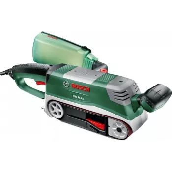Bosch PBS 75 AE Set juostinis šlifuoklis žalias, pilkas 750 W