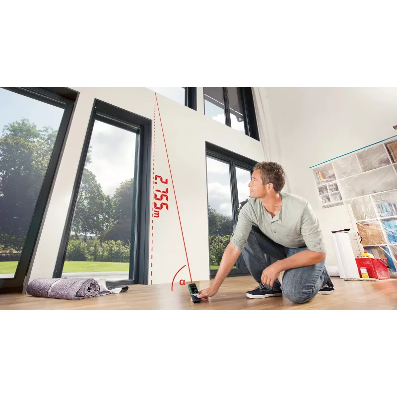 Bosch AdvancedlDistance 50C lazerinis nuotolio matuoklis spalvotu ekranu 50 m