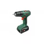 Bosch EasyDrill 18V-40 1630 RPM gręžtuvas su rakiniu griebtuvu, 1,3 kg, juodai žalias