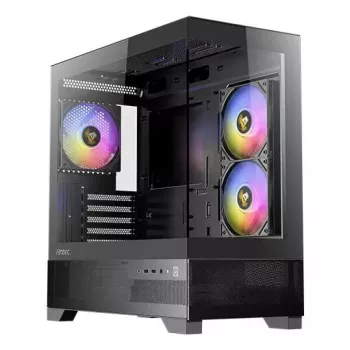 Antec CX500m ARGB Mini Tower kompiuterio korpusas juodas