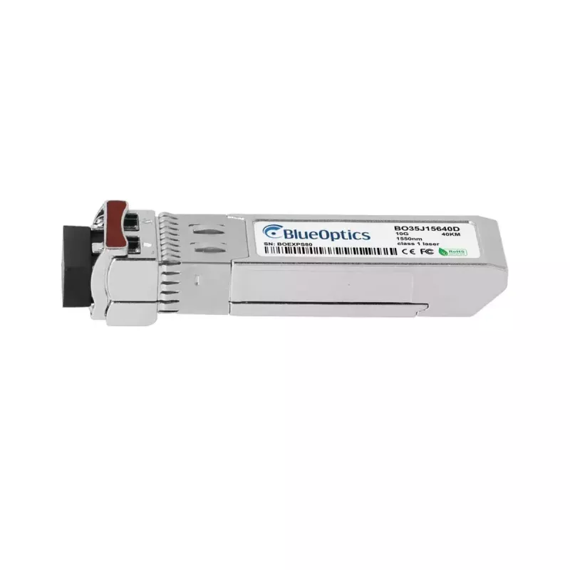 SFP+ siųstuvas-imtuvas BlueOptics 10GBASE-ER-HC-BO 10000 Mbit/s 1550 nm sidabrinis