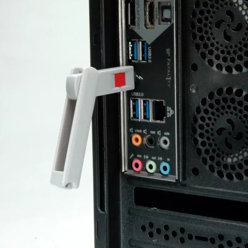 USB Type-C prievado blokavimo raktas ROLINE 11.02.8333 pilkas 1 vnt.