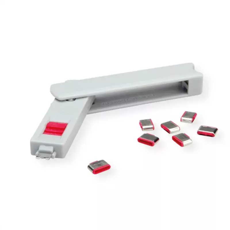 USB Type-C prievado blokavimo raktas ROLINE 11.02.8333 pilkas 1 vnt.